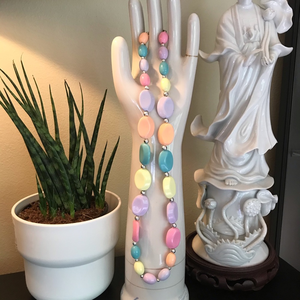Vintage pastel necklace